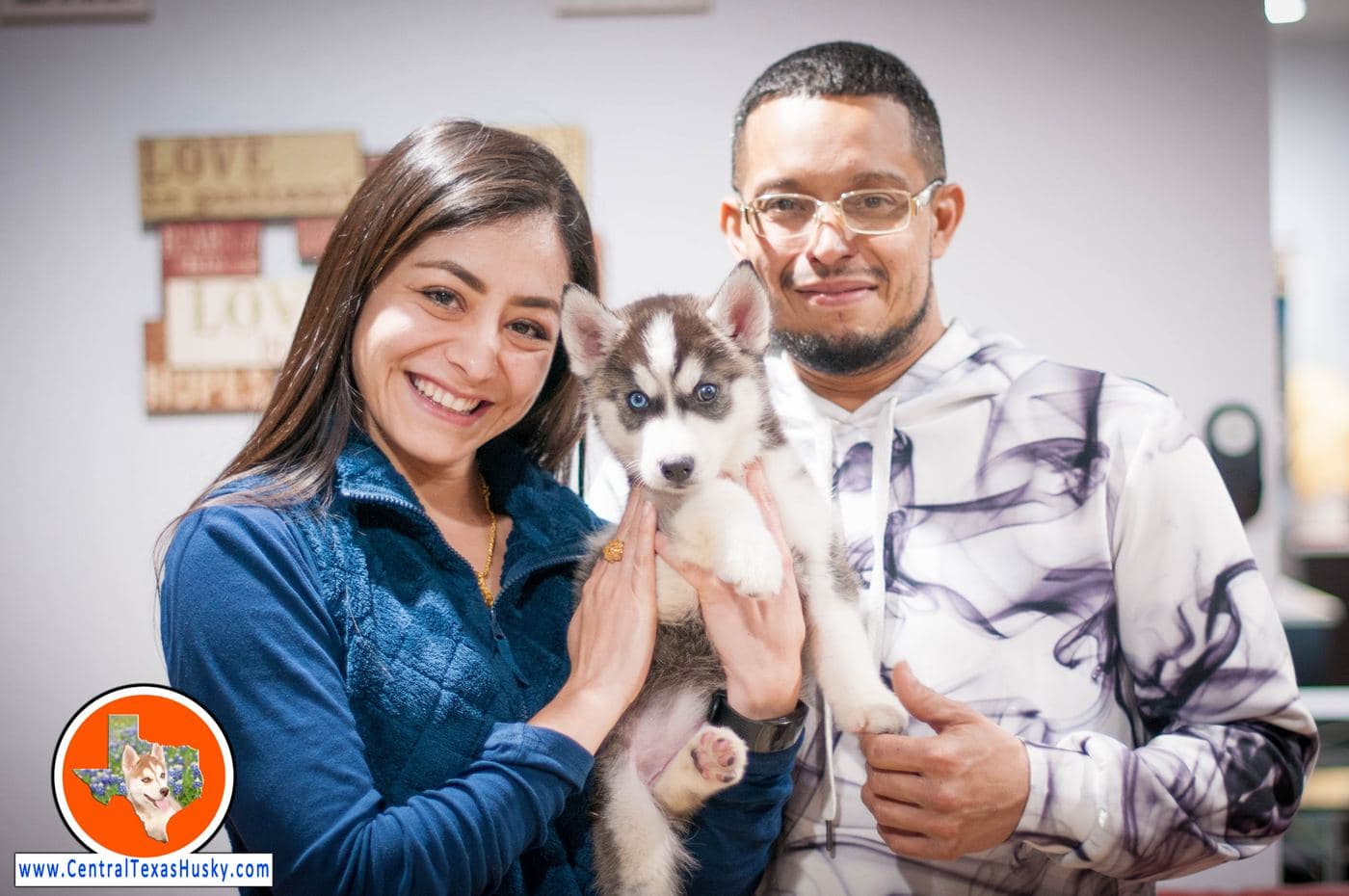 Central Texas Husky family pickup and puppy update photo 61