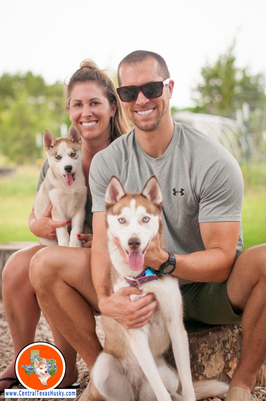 Central Texas Husky family pickup and puppy update photo 64